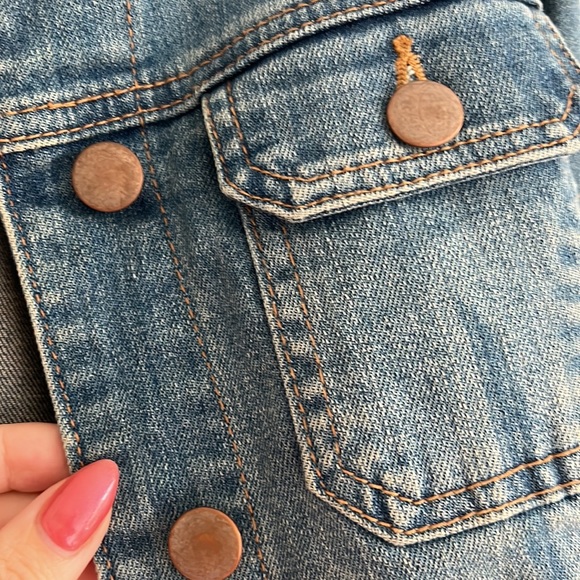 ASOS cropped denim jacket size US4 - Picture 5 of 5